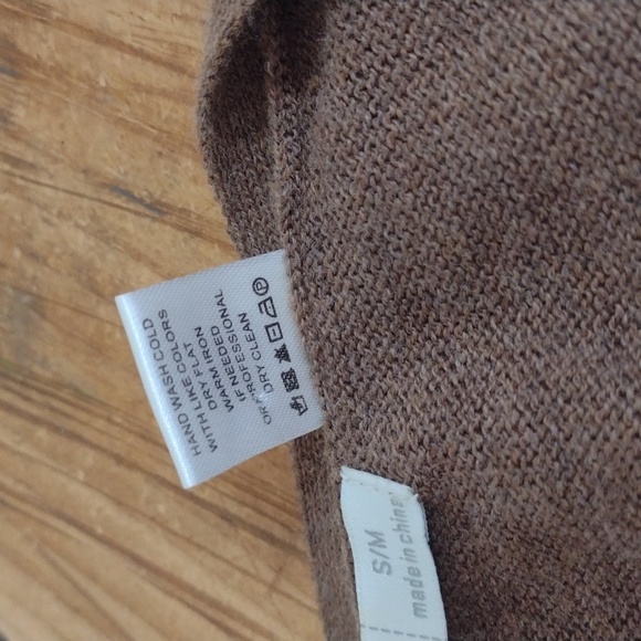 Subtle Luxury Vintage Cashmere Knit Blend Sweater Woven Silk Combo Size S/M - Picture 9 of 12